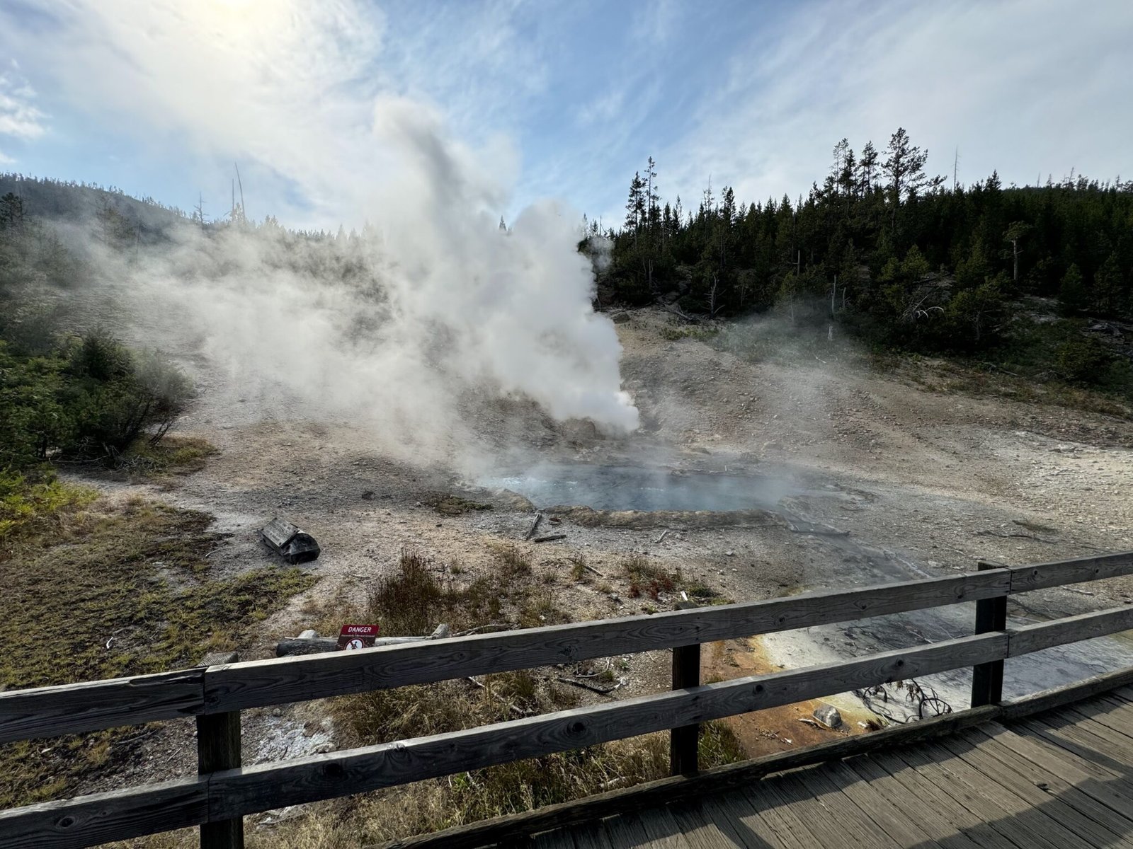 Yellowstone National Park is a fascinating blend of geothermal features and diverse ecosystems