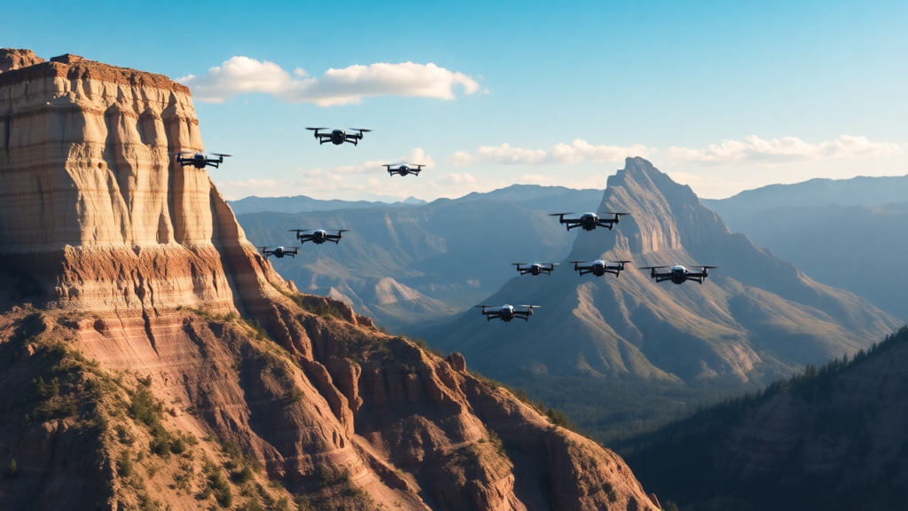 Drones over Yellowstone