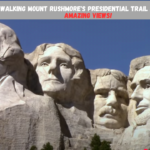 The iconic faces of four American presidents—George Washington, Thomas Jefferson, Theodore Roosevelt, and Abraham Lincoln—carved with incredible precision into the granite cliffs of South Dakota’s Black Hills.